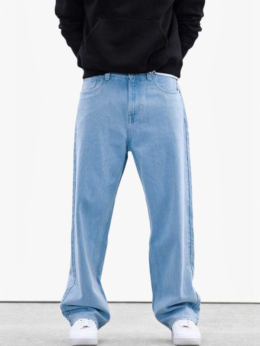 VORNIX DENIM Men Relaxed Fit Mid-Rise Stretchable Jeans