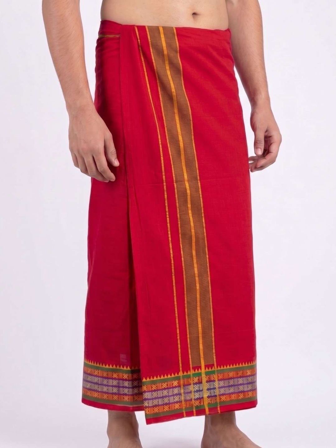 Hornbill Enterprises Men Cotton Blend Dhoti Dhotis