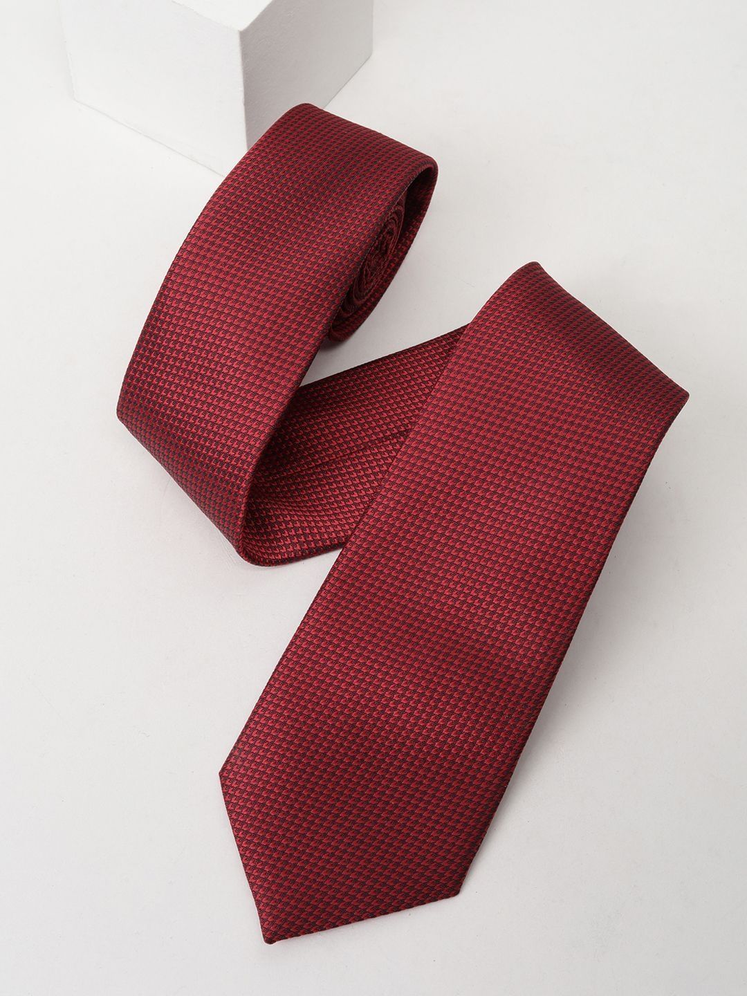 Van Heusen Men Woven Design Broad Tie