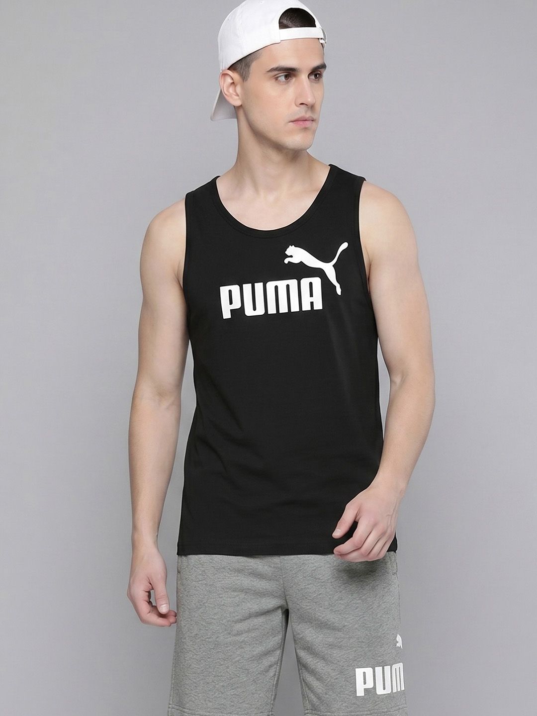 Puma Brand Logo Printed Pure Cotton T-shirt