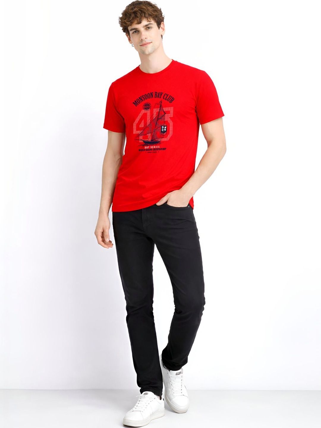 ADRO Men Printed T-shirt