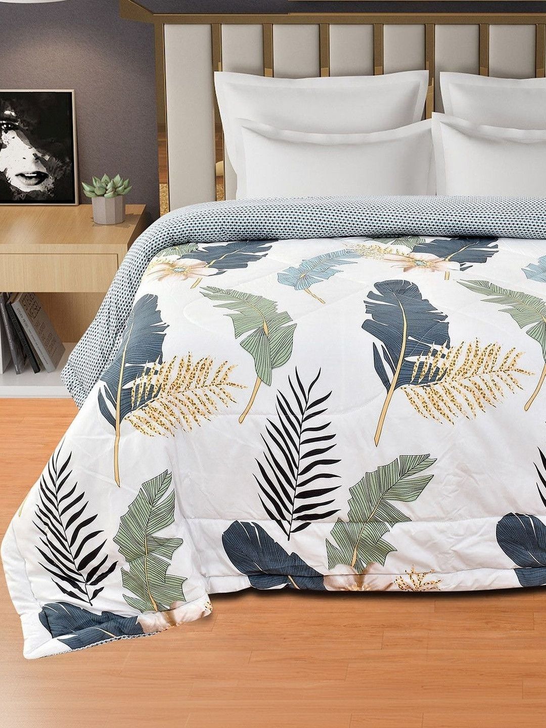 Florida Florida Unisex Off White Blankets Quilts and Dohars