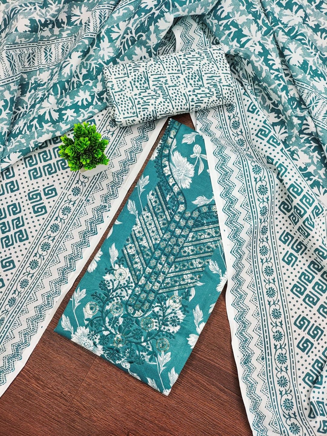 Rangtulika Ethnics Printed Unstitched Dress Material