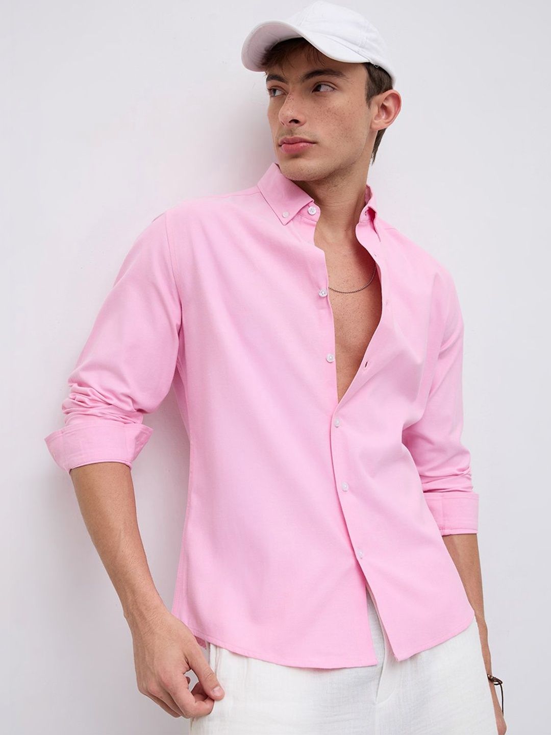 VASTRADO Men Classic Slim Fit Casual Shirt
