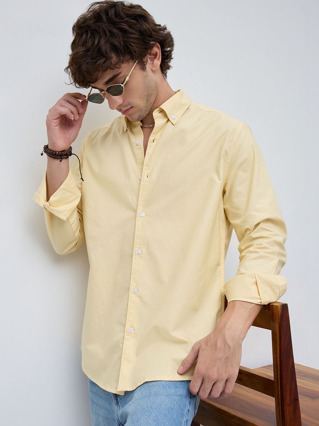VASTRADO Men Classic Slim Fit Casual Shirt