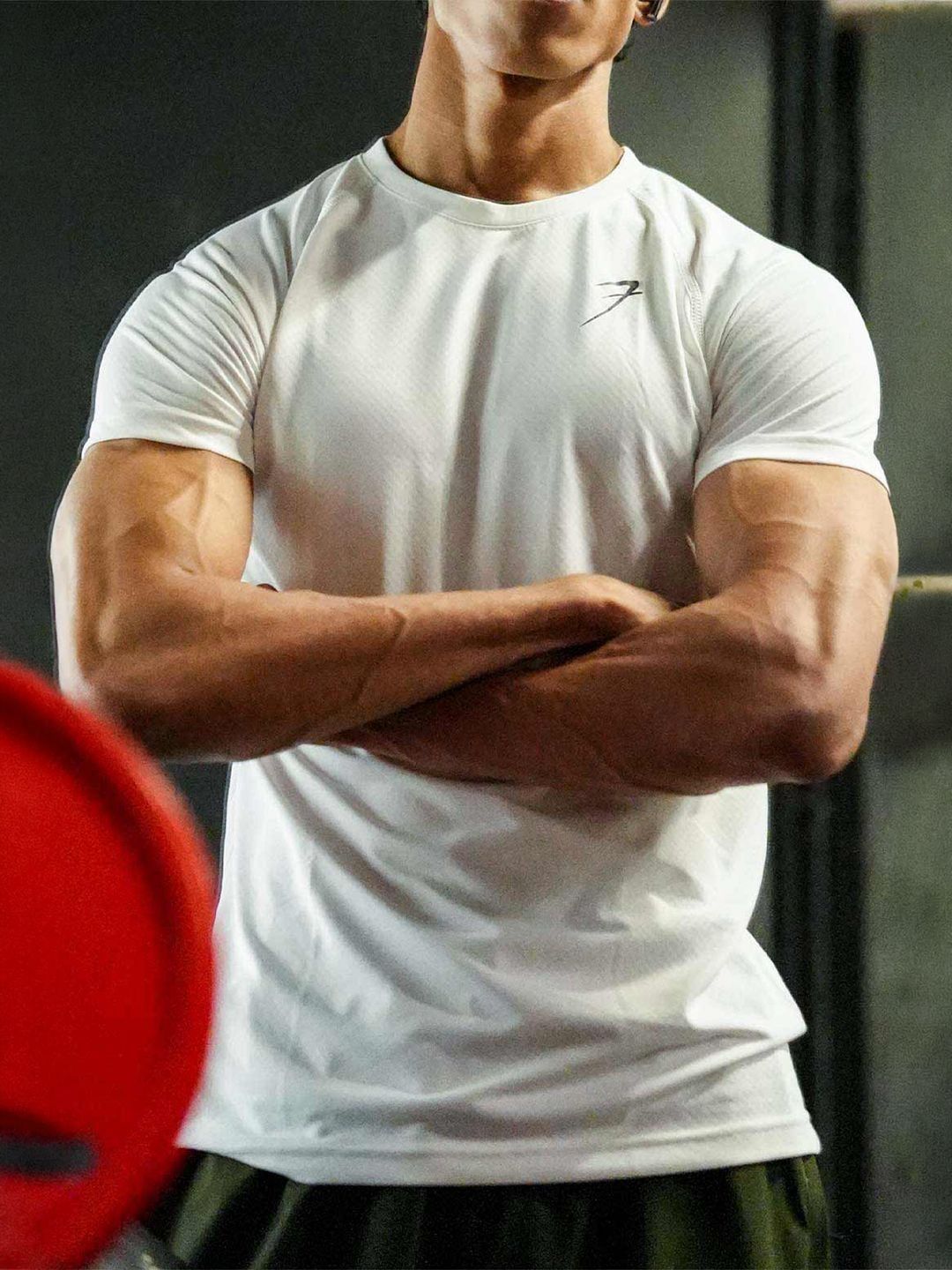 FUAARK 2Slate Round Neck Anti Odour Slim Fit T-Shirt