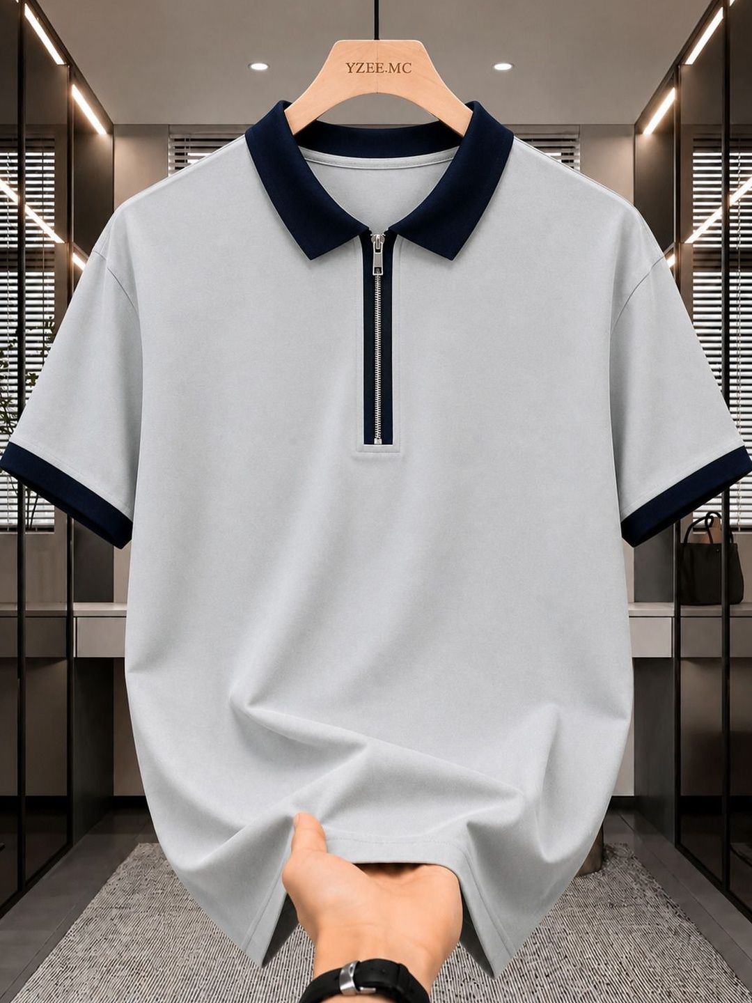 SCUBA Men Polo Collar T-shirt