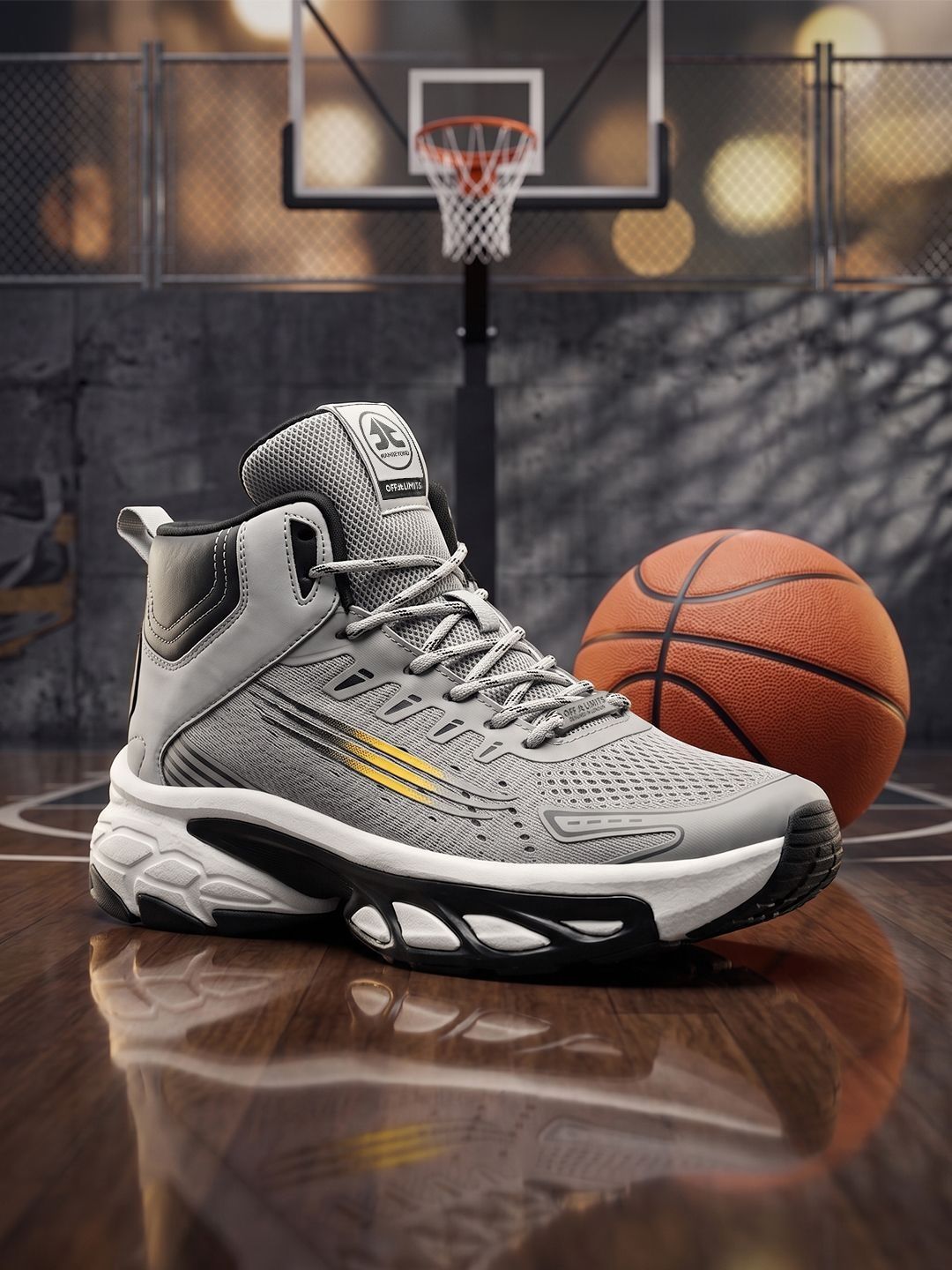OFF LIMITS Hellrider Grey Mesh Training Shoes