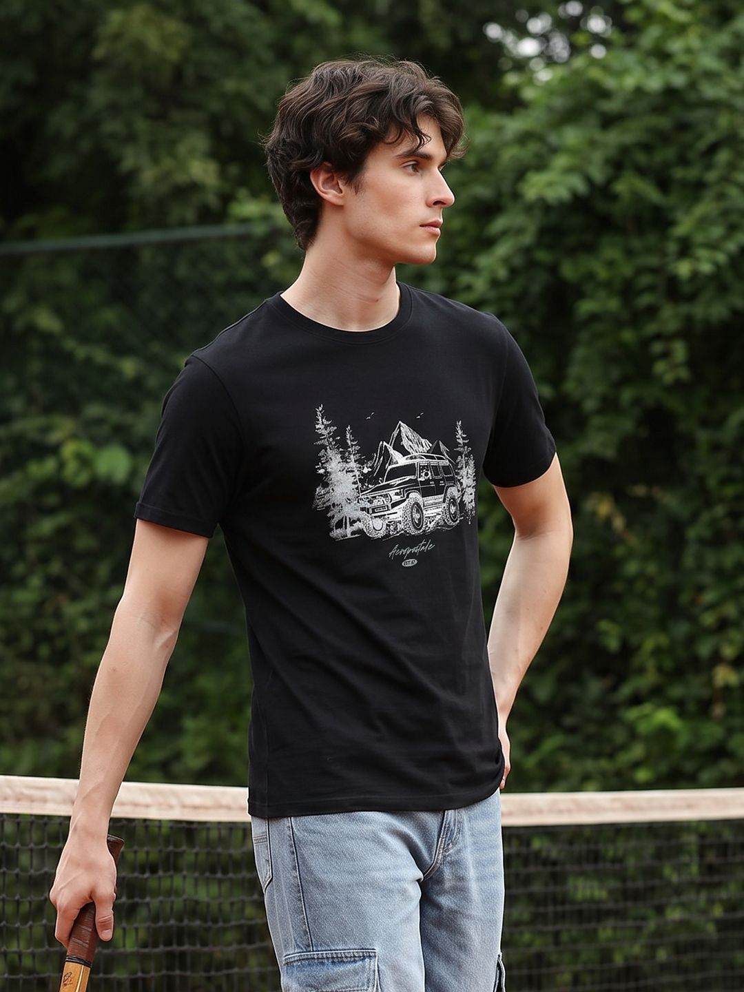 Aeropostale Printed Pure Cotton T-shirt