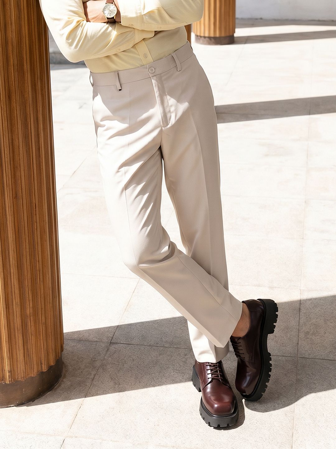 INVICTUS Cotton Formal Trousers