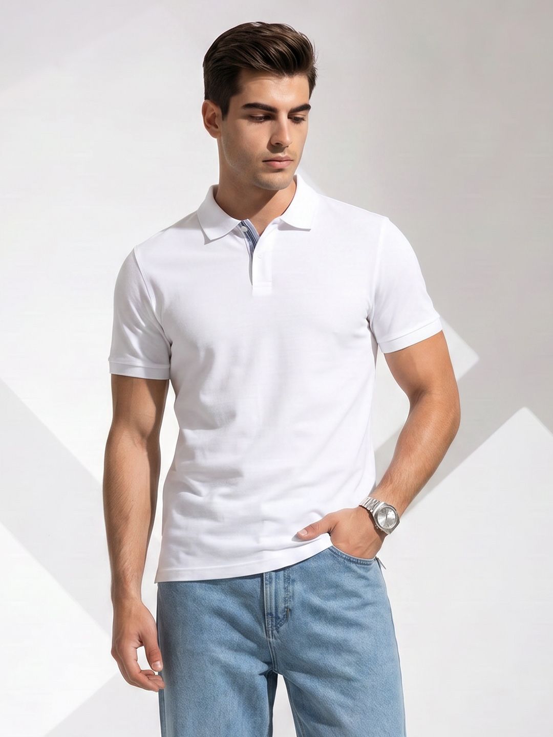 encore by INVICTUS Polo Collar T-shirt