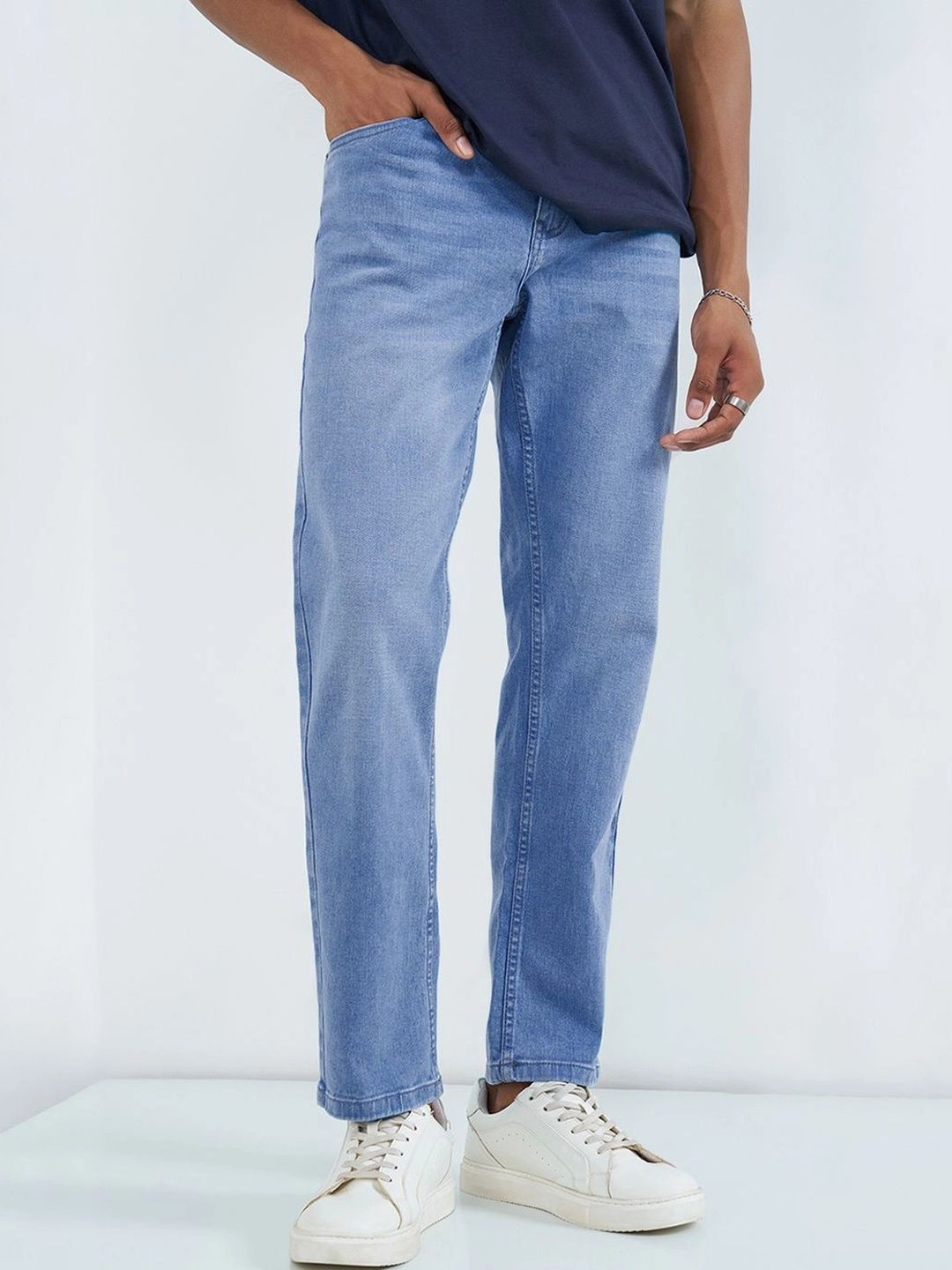 SF JEANS by Pantaloons Men Slim Fit Mid-Rise Jeans