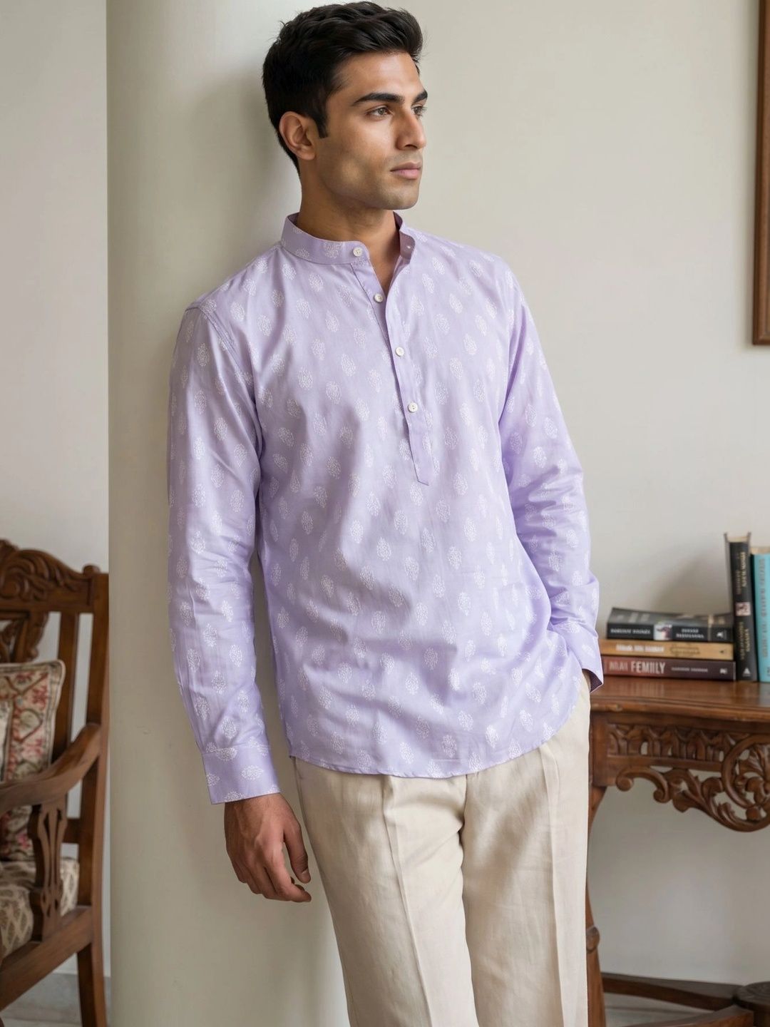 Jompers Men Ethnic Motifs Printed Kurta