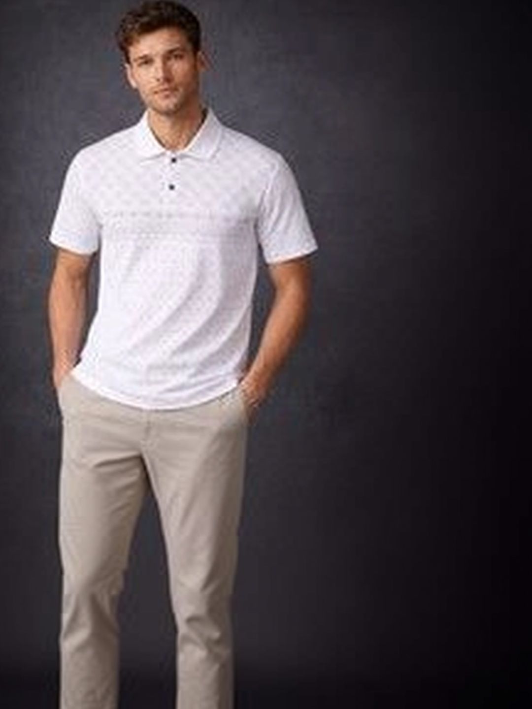 city fashions city fashions Men Printed Polo Collar T-shirt