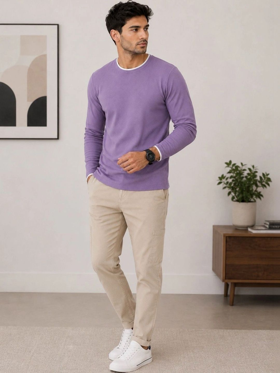 XENOR Men Slim Fit T-shirt