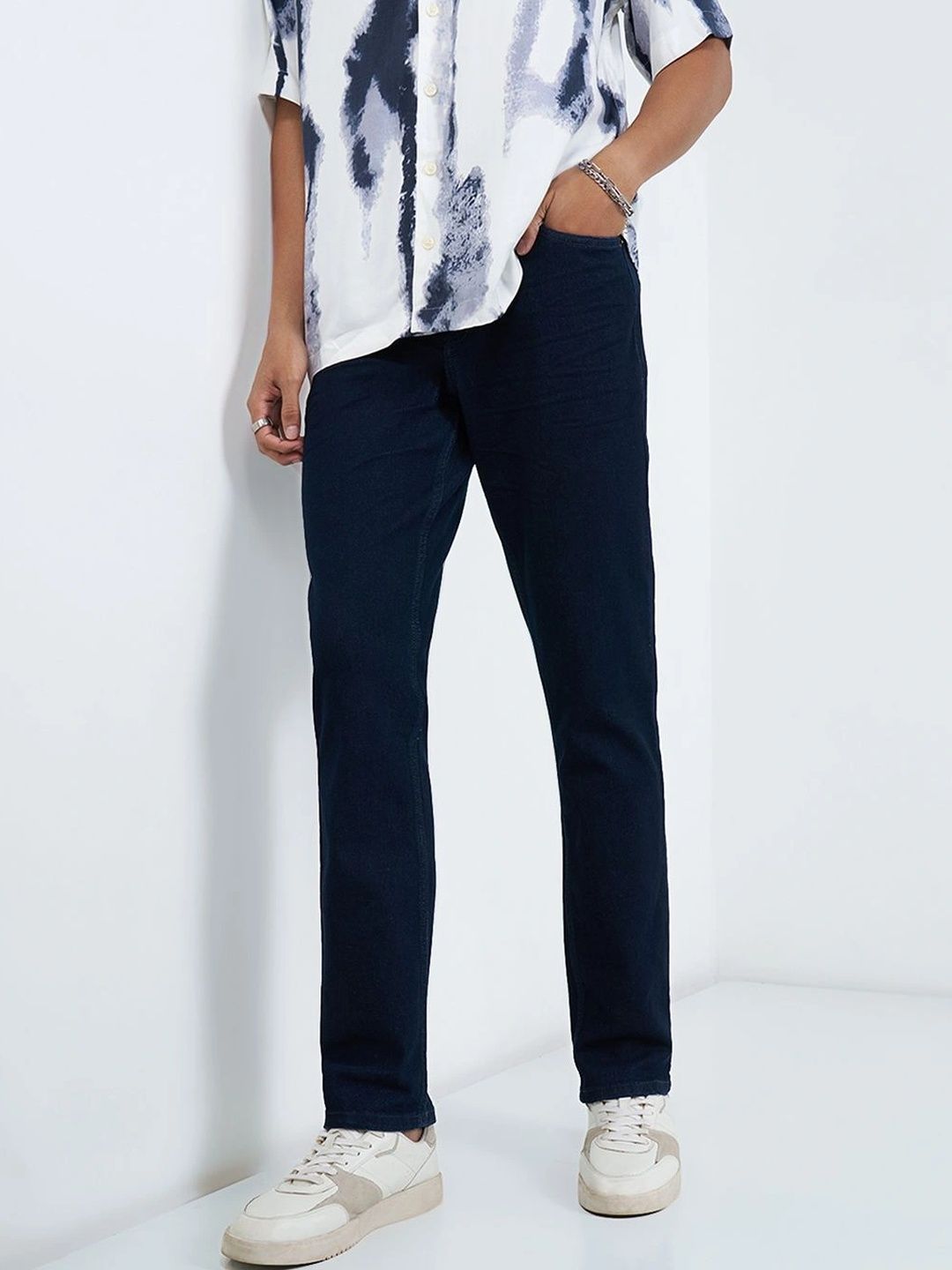 SF JEANS by Pantaloons Men Slim Fit Mid-Rise Jeans