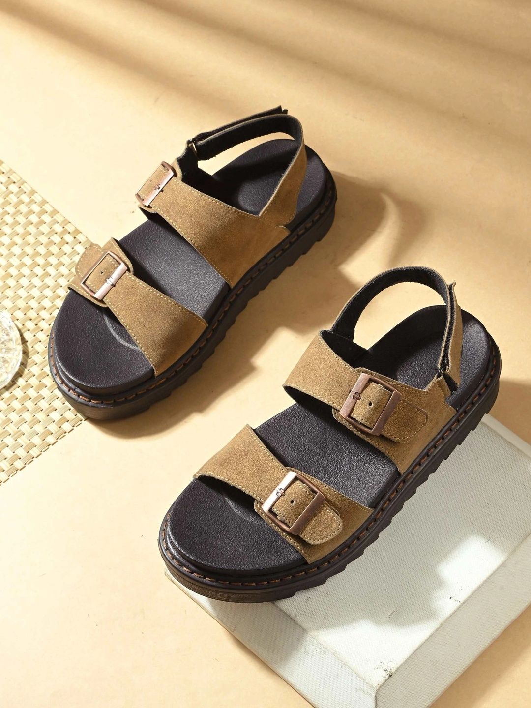 AfroJack Men Leather Comfort Sandals