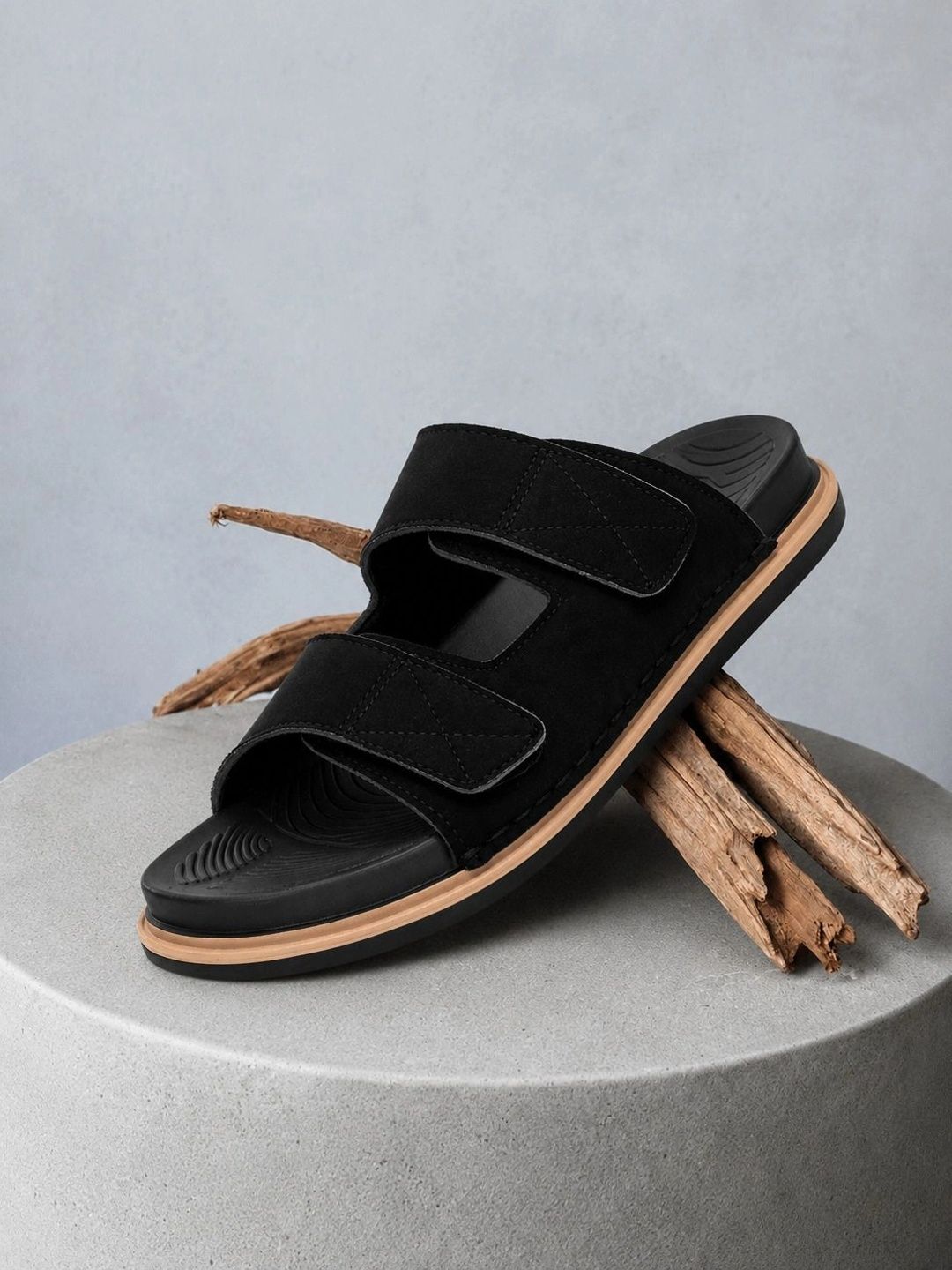 SERVER Men Suede Comfort Sandals