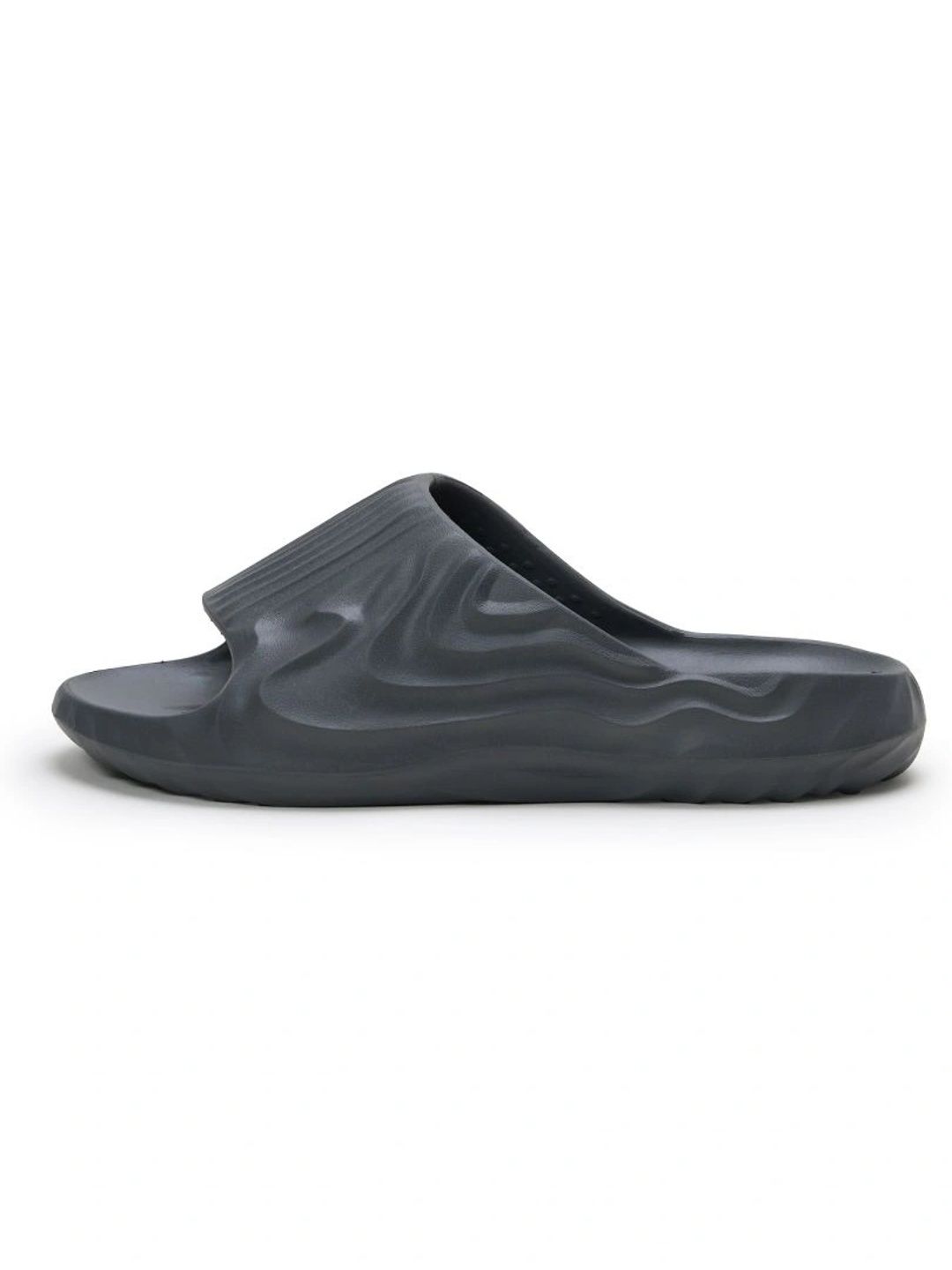 BOLDFIT Men Grey Waveslidz Eva Open Sliders