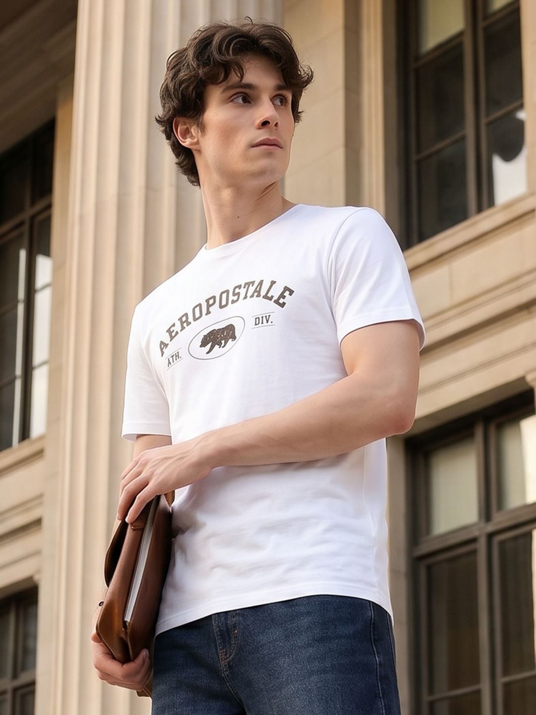 Aeropostale Brand Logo Printed T-shirt