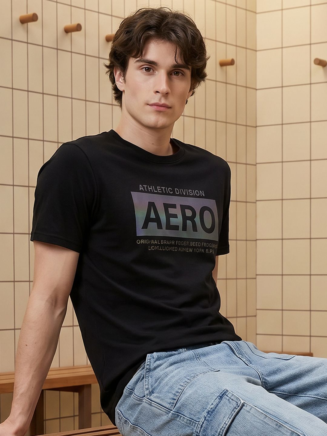 Aeropostale Brand Logo Pure Cotton T-shirt