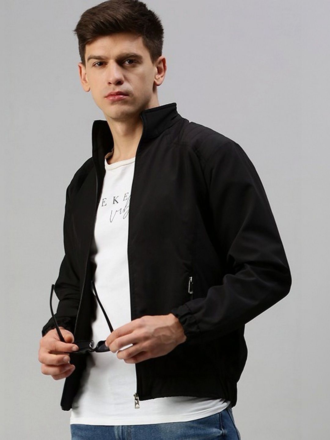 Kaali Peeli Kaali Peeli Men Lightweight Bomber Jacket