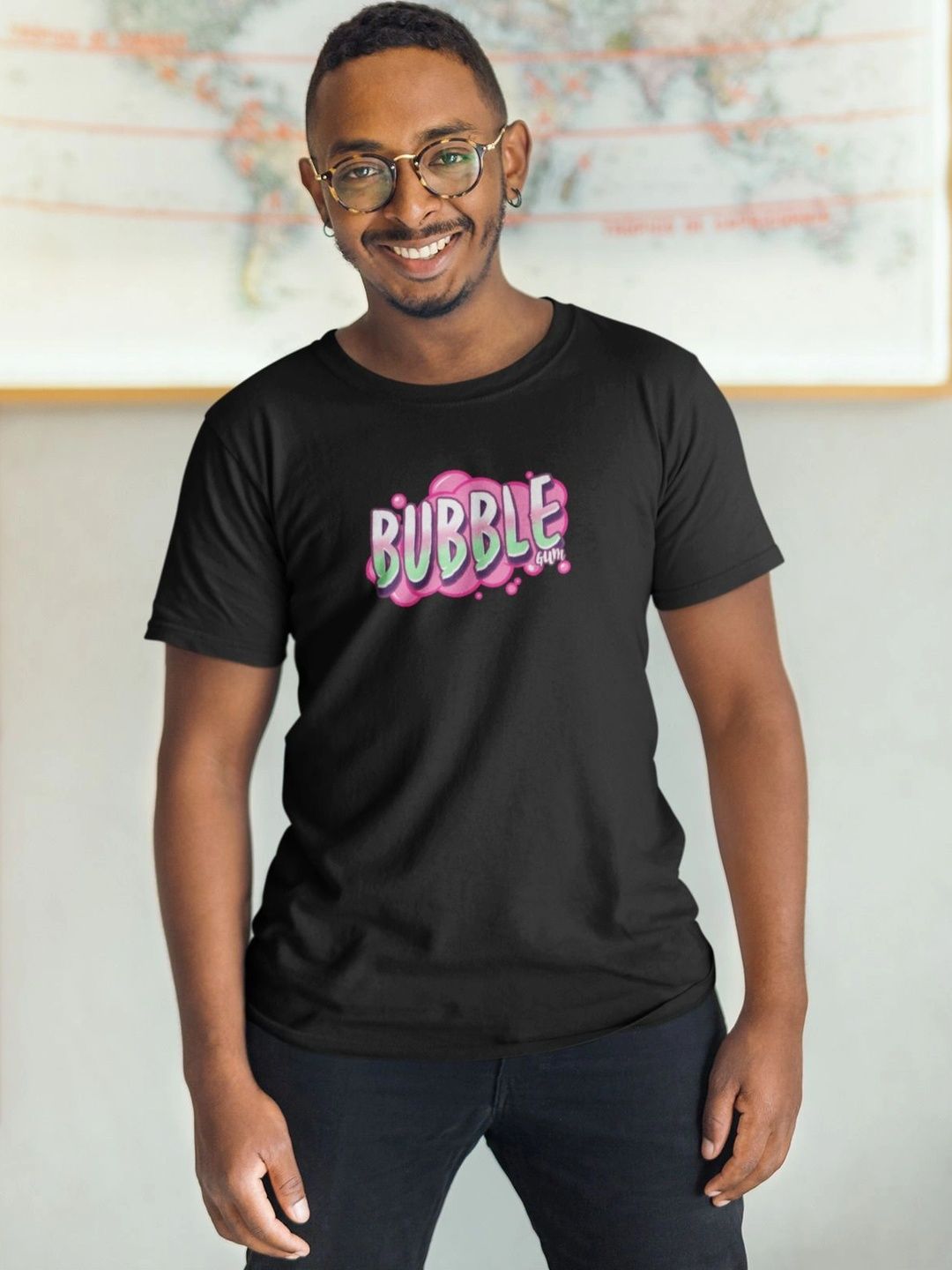 Epic Merch Men Typography Printed T-shirt