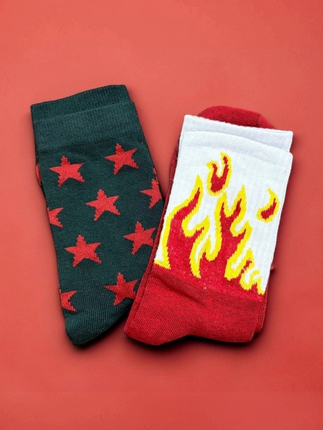 WhiteGate Men Cotton Blend Assorted Patterned Above Ankle Socks