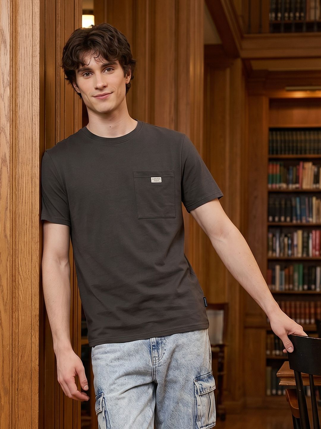 Aeropostale Round Neck Short Sleeves Casual T-shirt