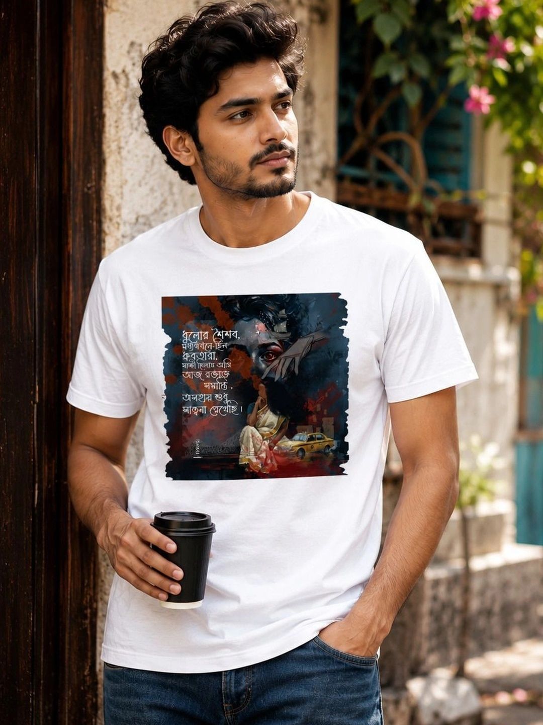 BTIFF Men Printed T-shirt