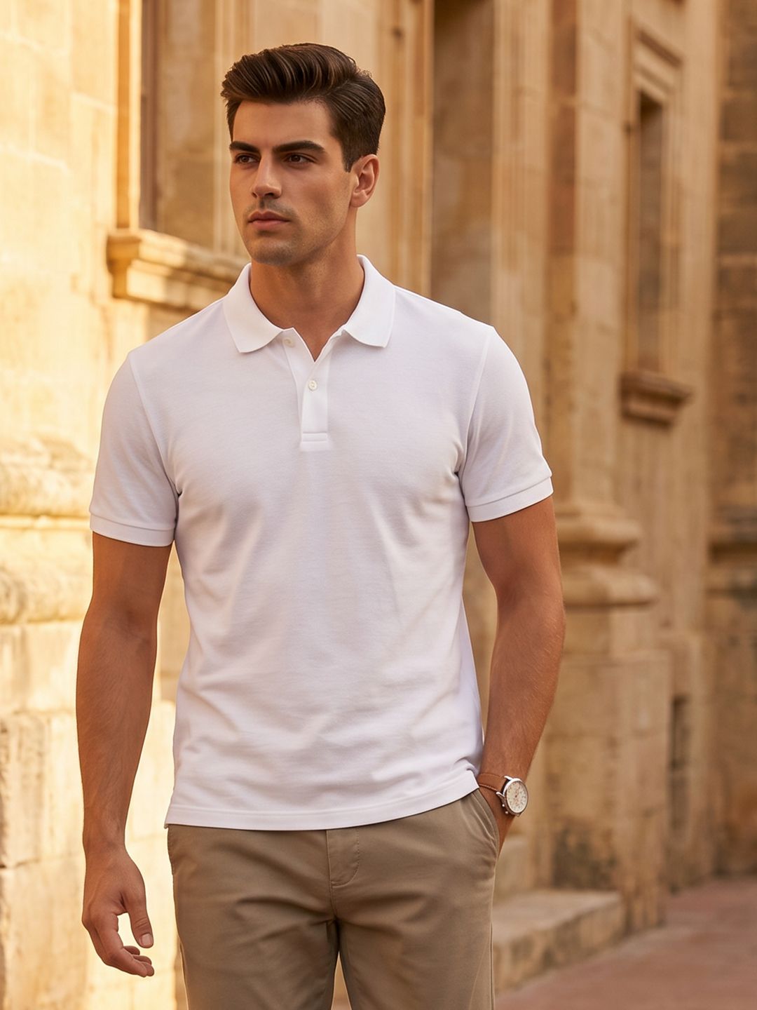 encore by INVICTUS Polo Collar T-shirt