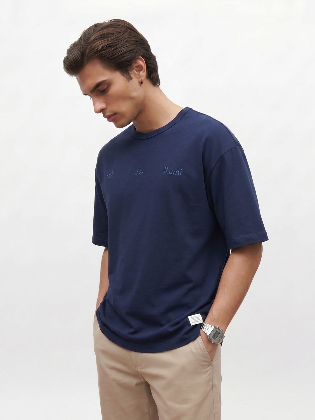 Mr Bowerbird Relaxed Fit Typography Printed Pure Cotton T-shirt