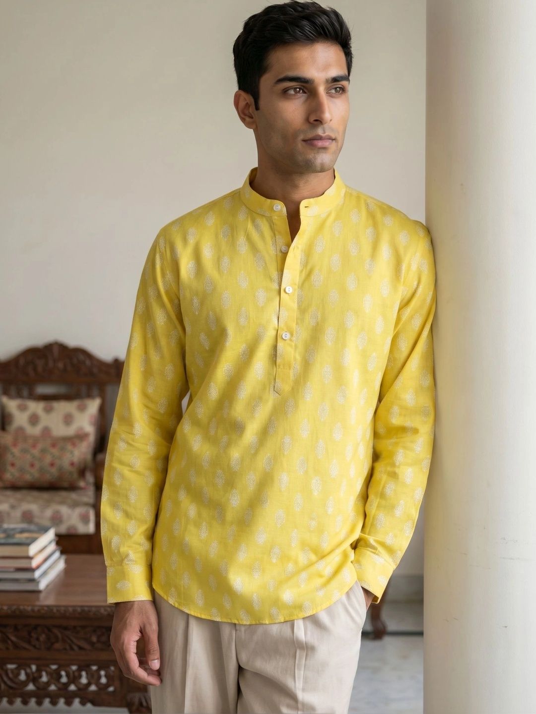 Jompers Jompers Men Ethnic Motifs Printed Kurta