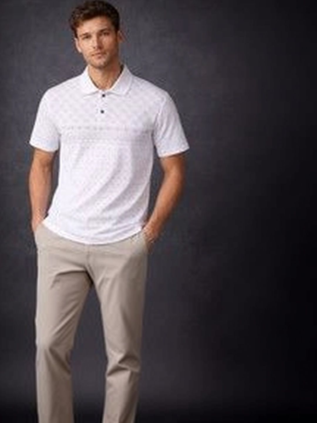 city fashions Men Printed Polo Collar T-shirt