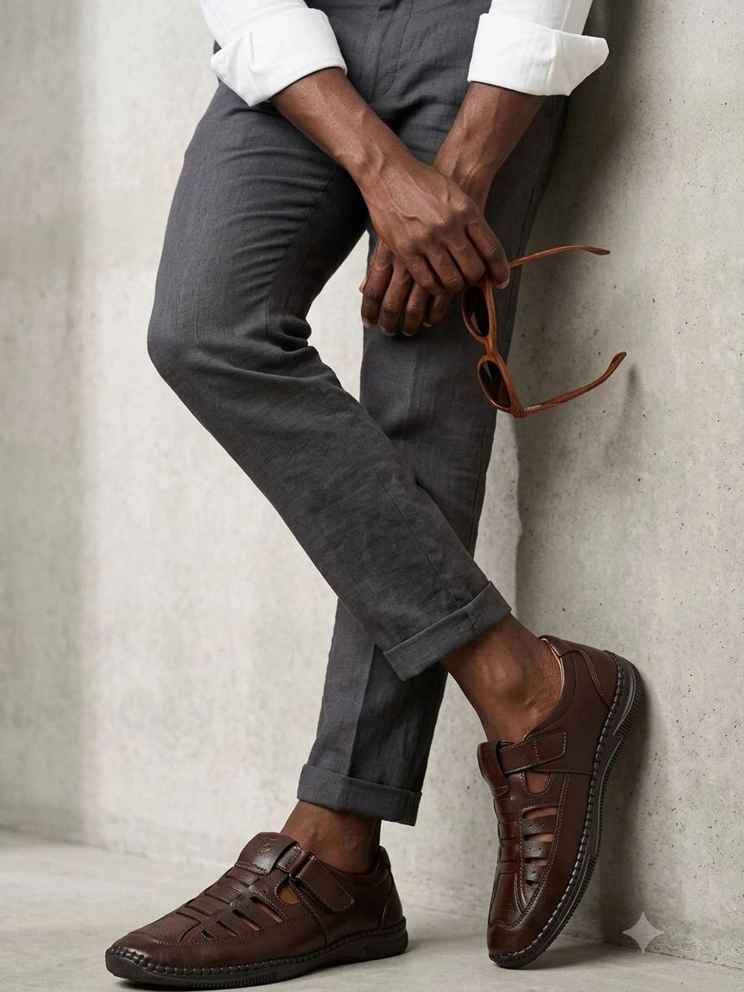 HERE&NOW Men Fisherman Sandals