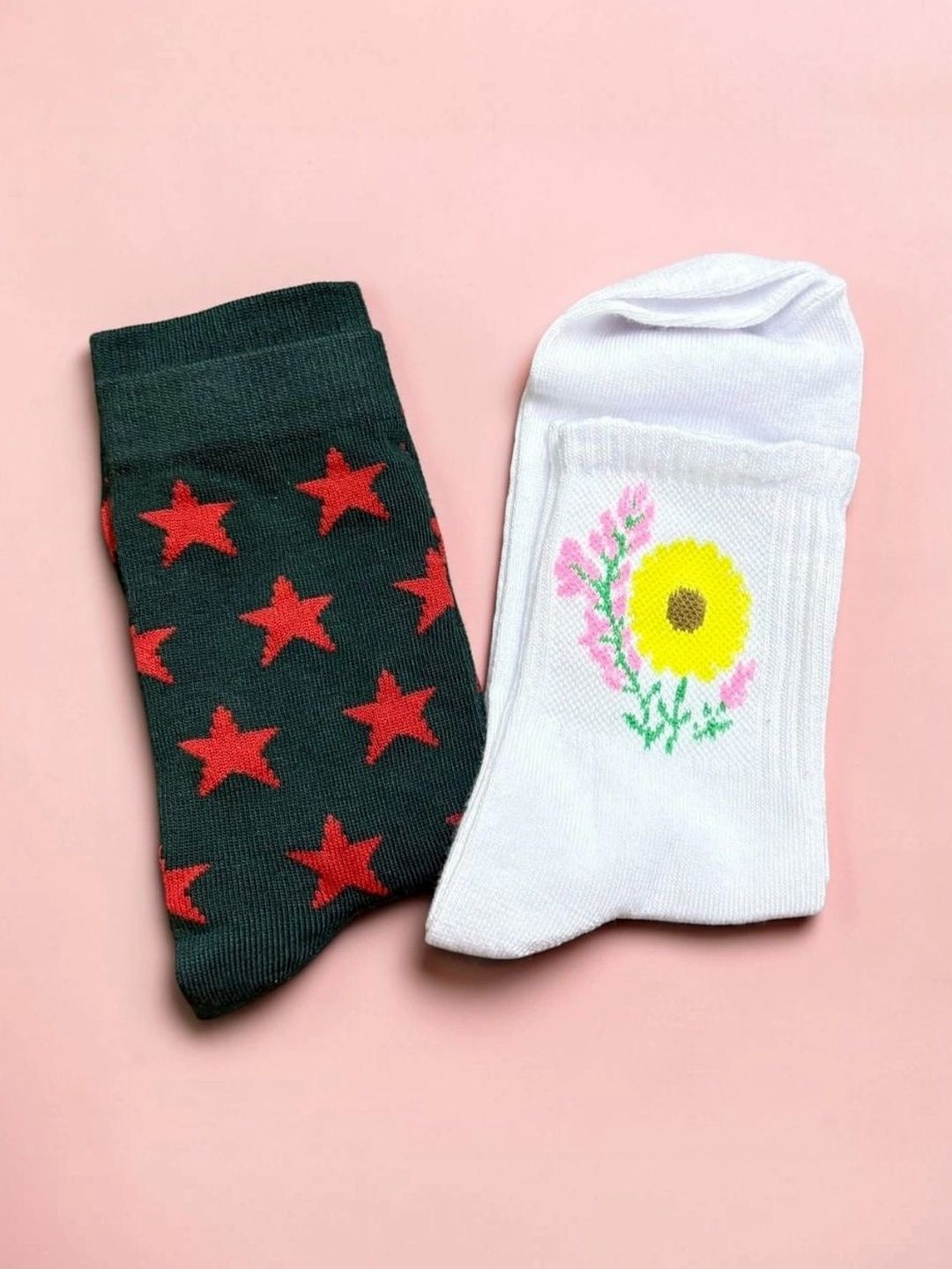 WhiteGate Men Cotton Blend Assorted Patterned Above Ankle Socks