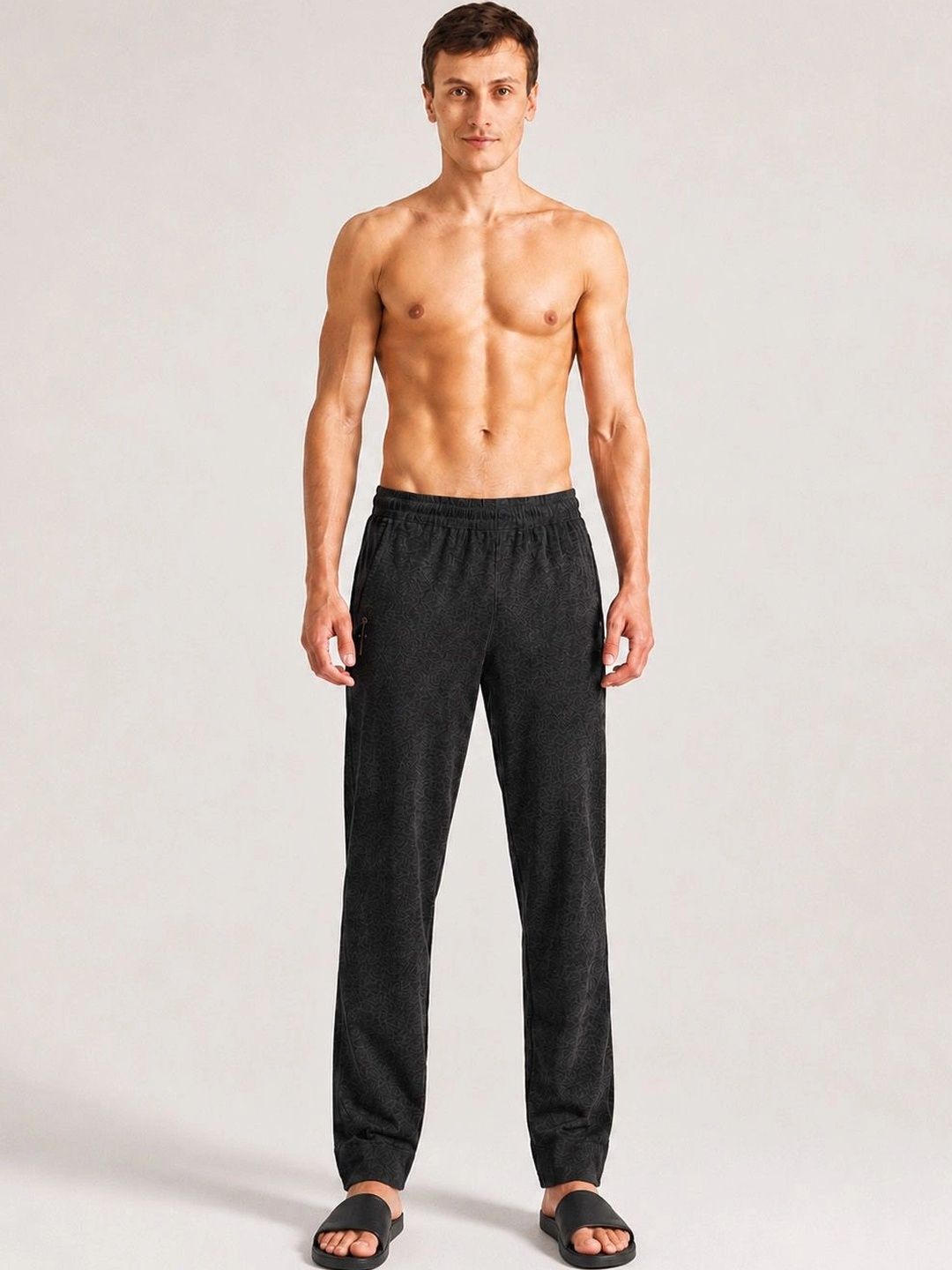 Pepe Jeans Men Mid Rise Cotton Lounge Pants