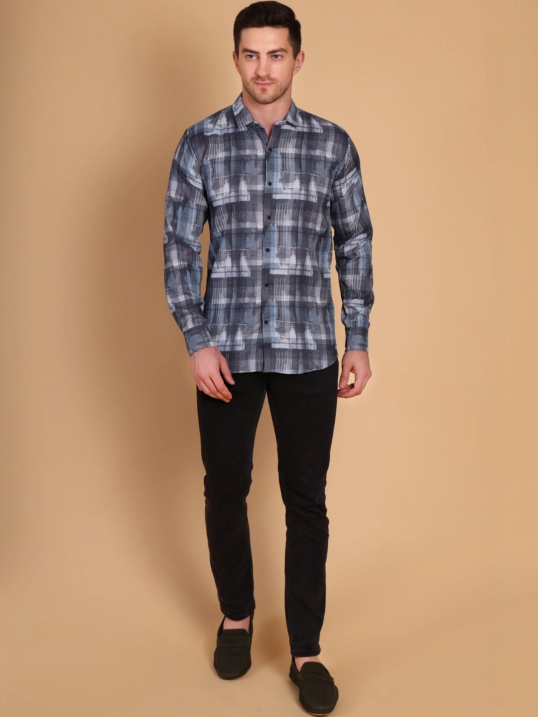 starrer Men Comfort Printed Casual Shirt