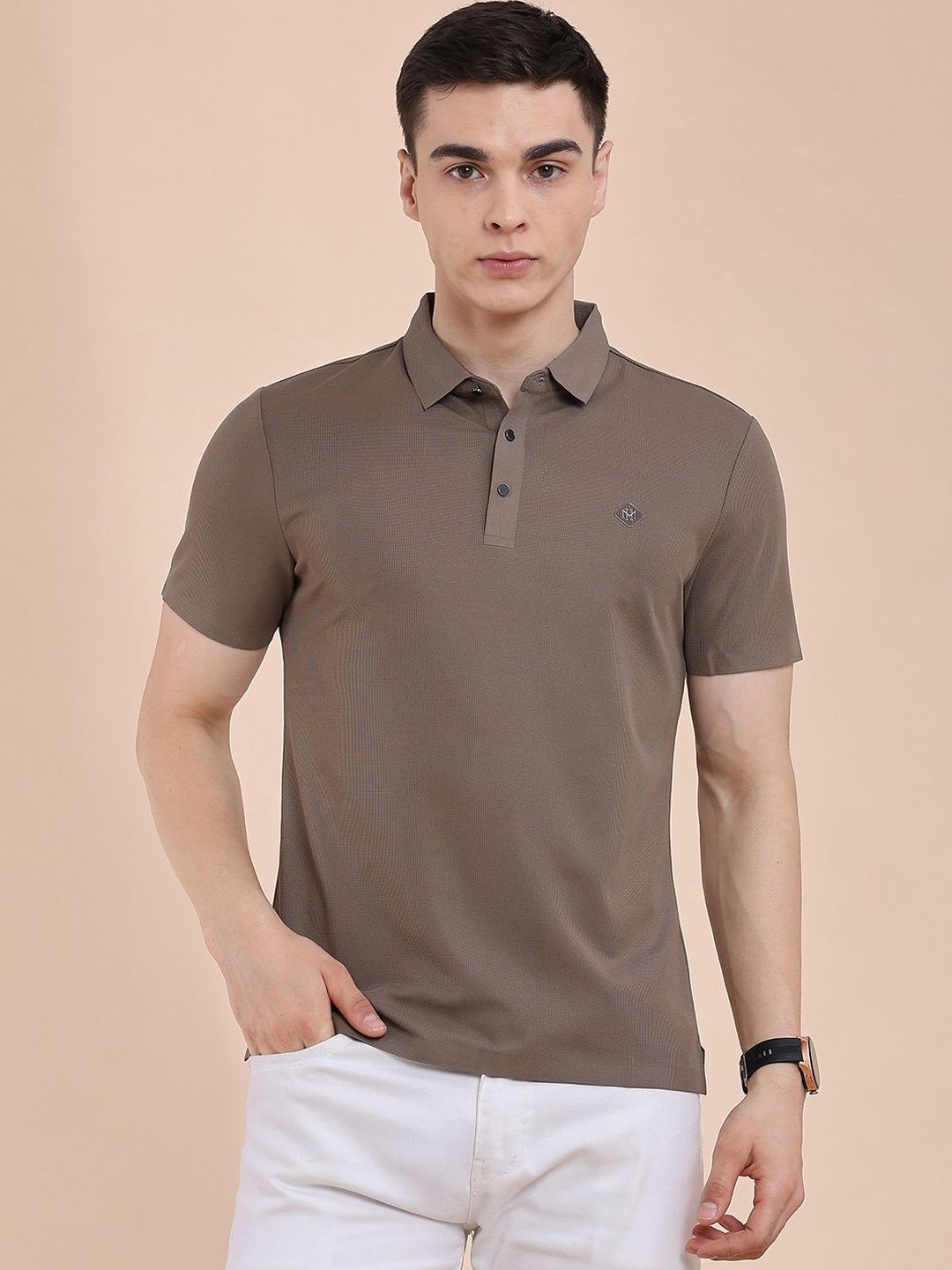 V-Mart Men Polo Collar T-shirt