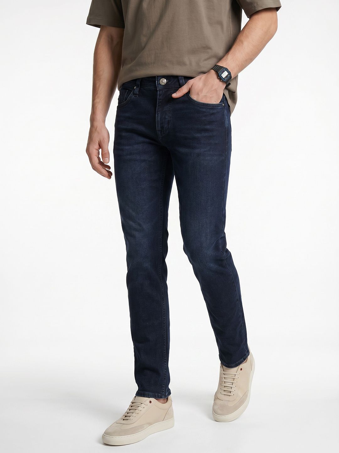 Integriti Men Skinny Fit Light Fade Stretchable Jeans