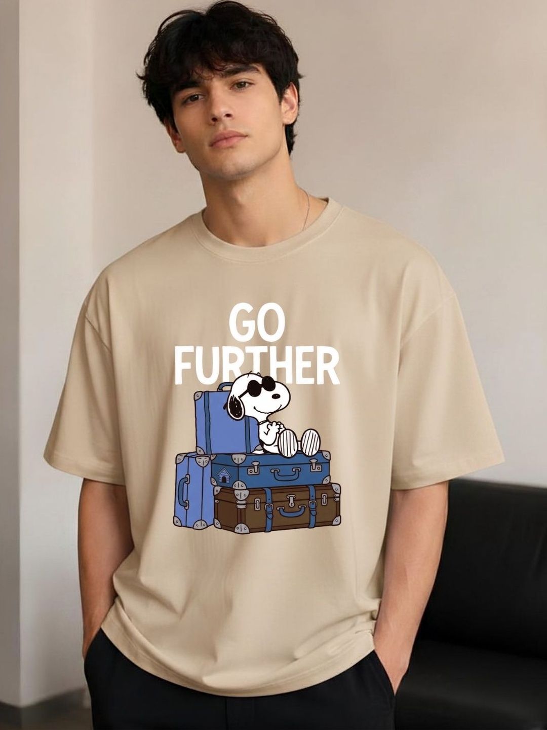 R.Code by The Roadster Life Co. Men Printed T-shirt