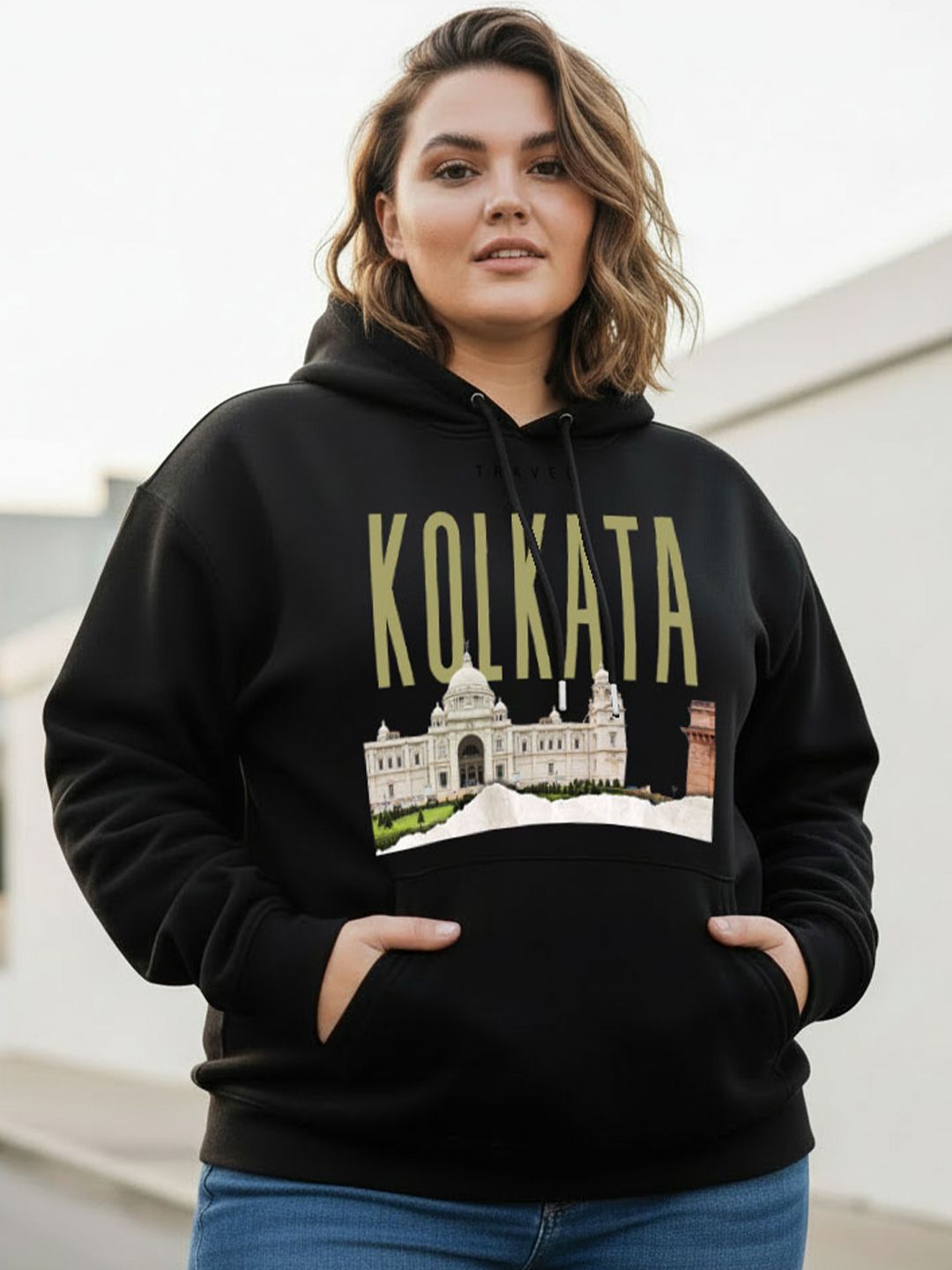Moda Rapido Women Printed Hooded Sweatshirt