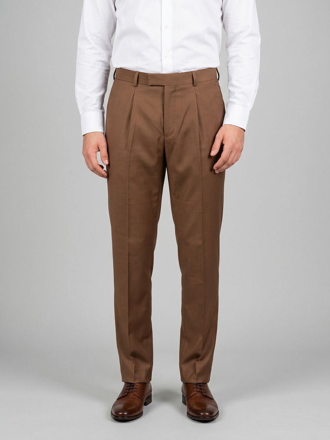 INVICTUS INVICTUS Men Mid-Rise Slim Fit Flat-Front Trousers