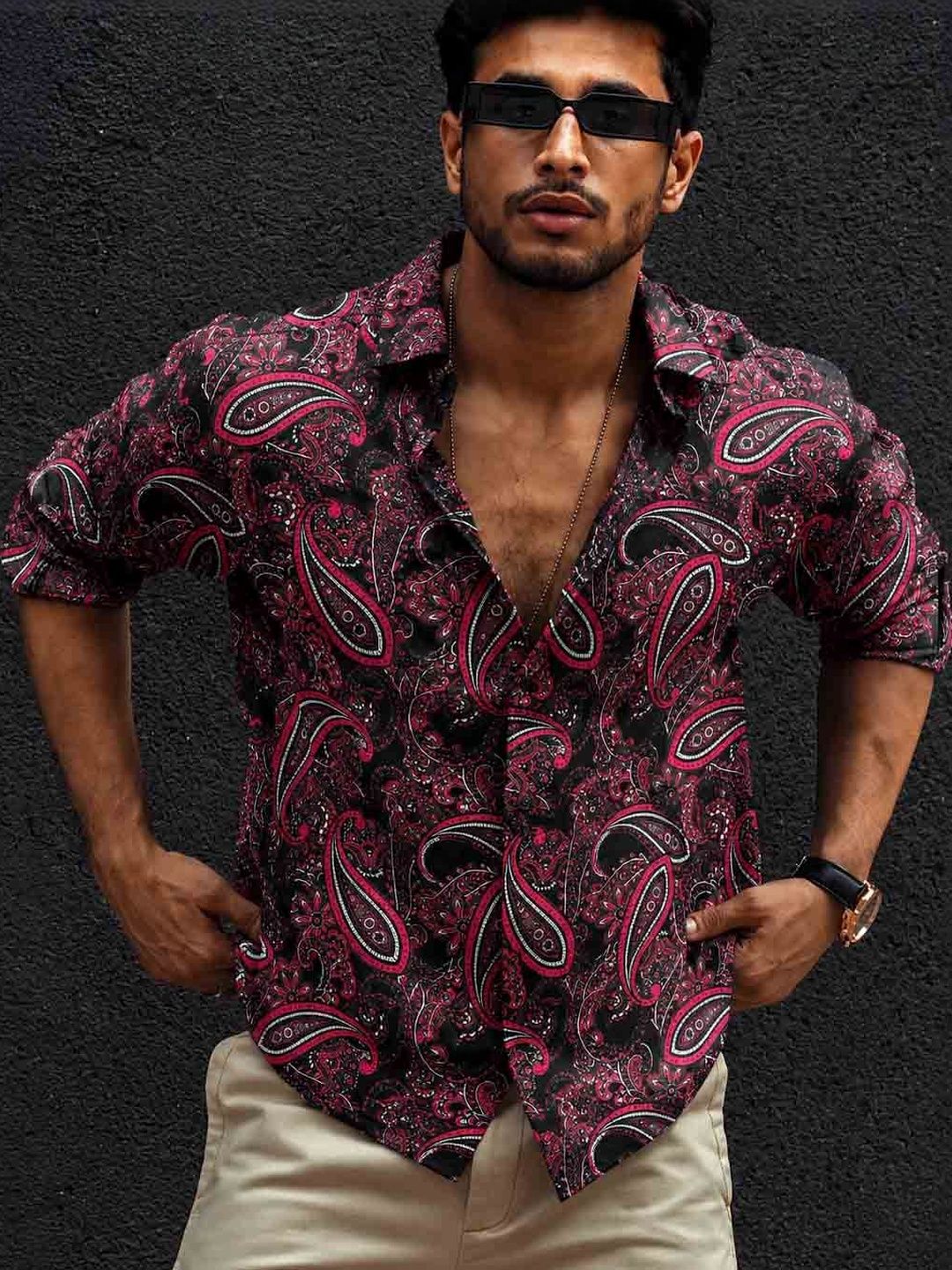 Uiriuy Men Printed Casual Shirt