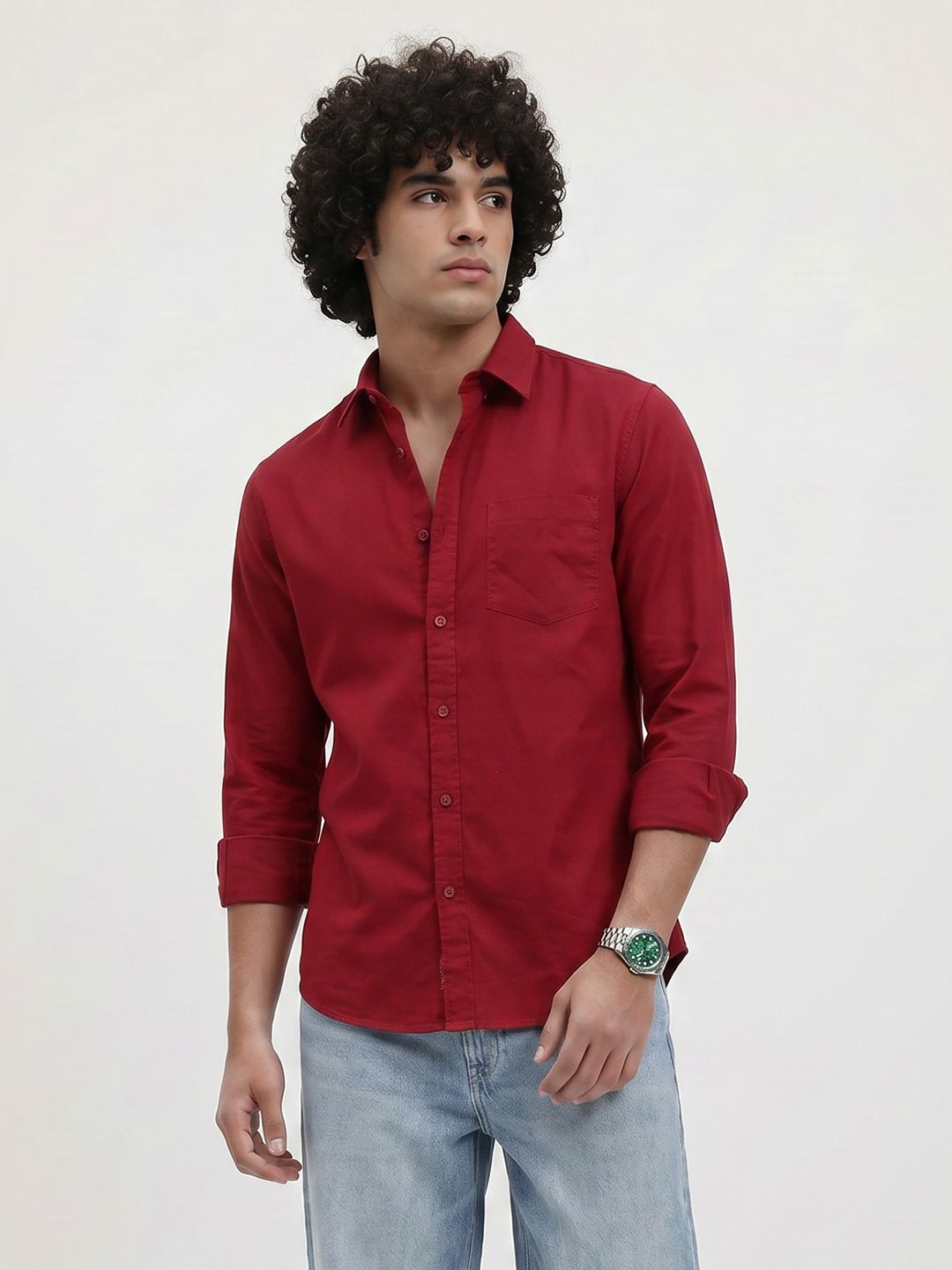 Roadster The Roadster Life Co. Spread Collar Casual Shirt