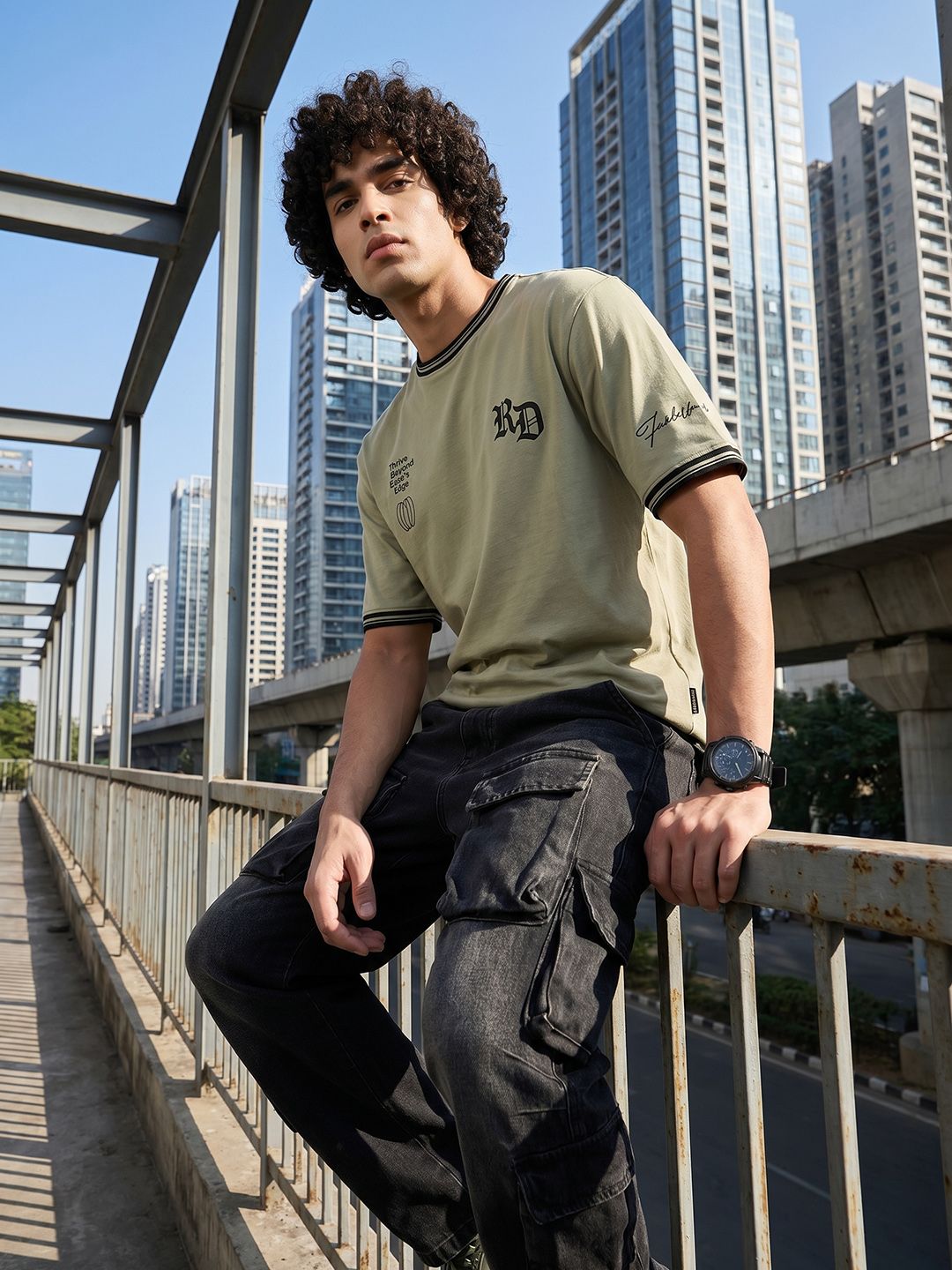The Roadster Lifestyle Co. Relaxed Fit Pure Cotton T-shirt