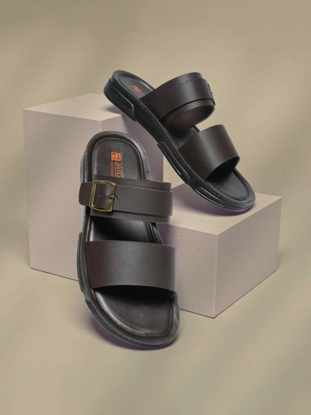 PARRY WALK Men PU Comfort Sandals