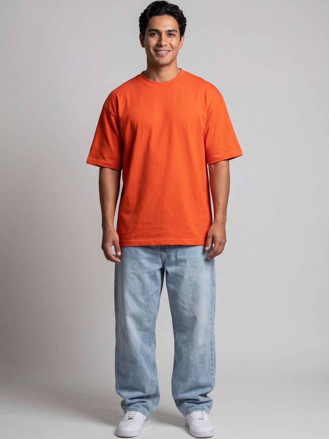 Roadster Men Drop-Shoulder Sleeves T-shirt