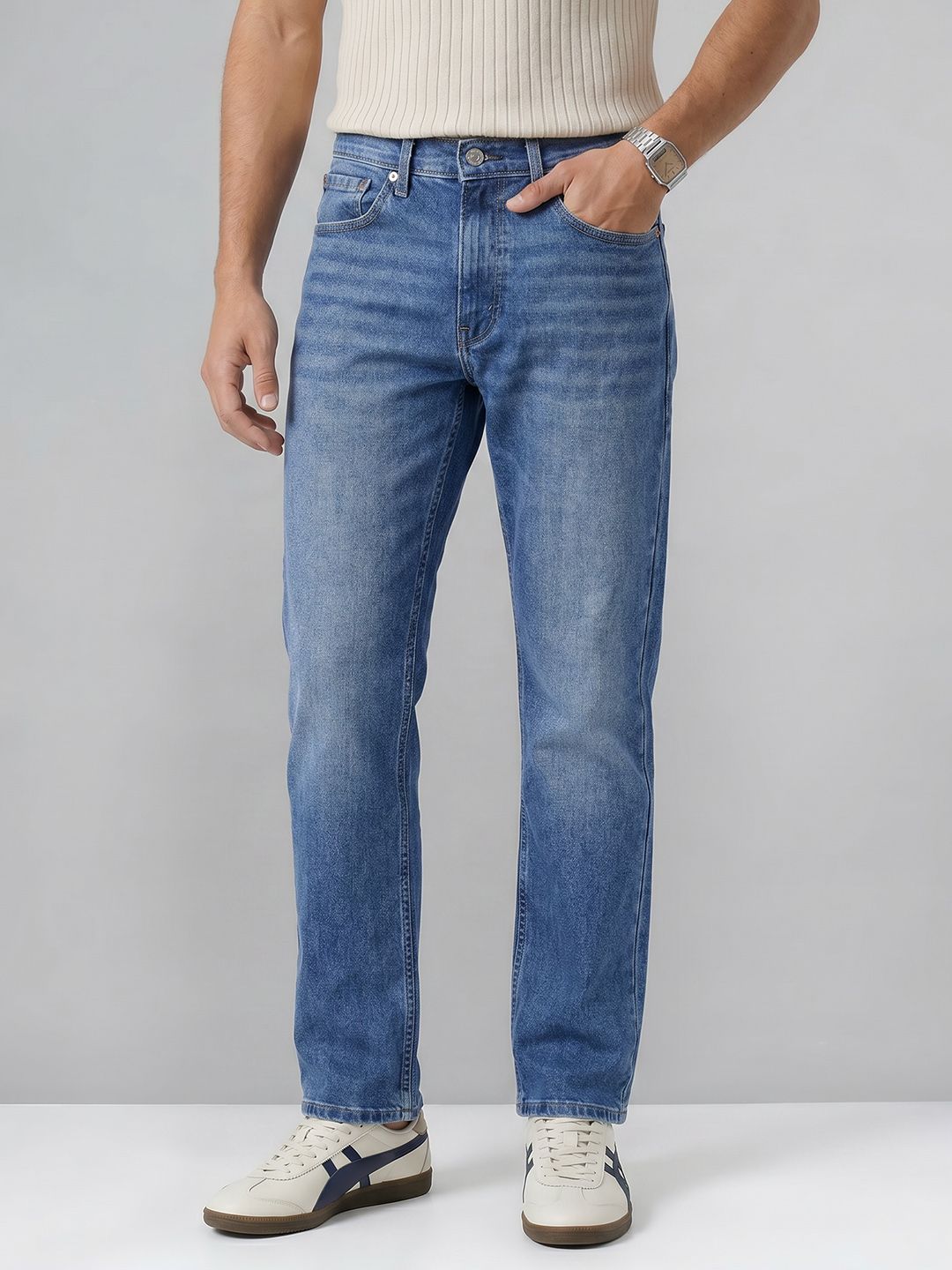 Levis Levis Men 505 Straight Fit Light Fade Jeans