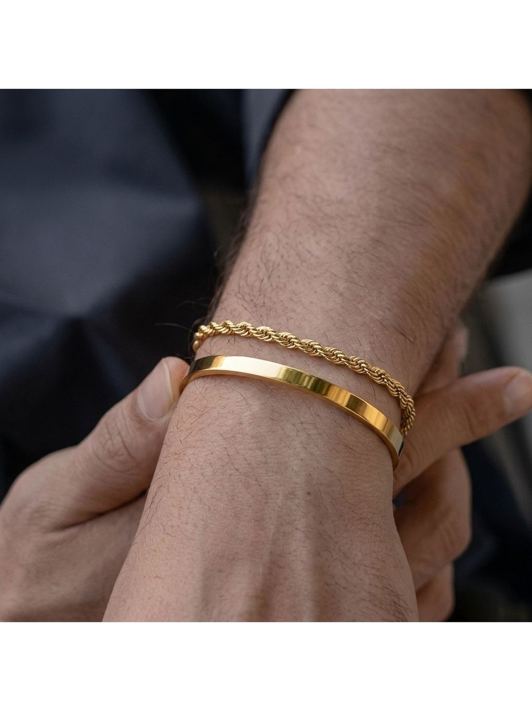Men Bracelet SALTY Men 2 Kada Bracelet